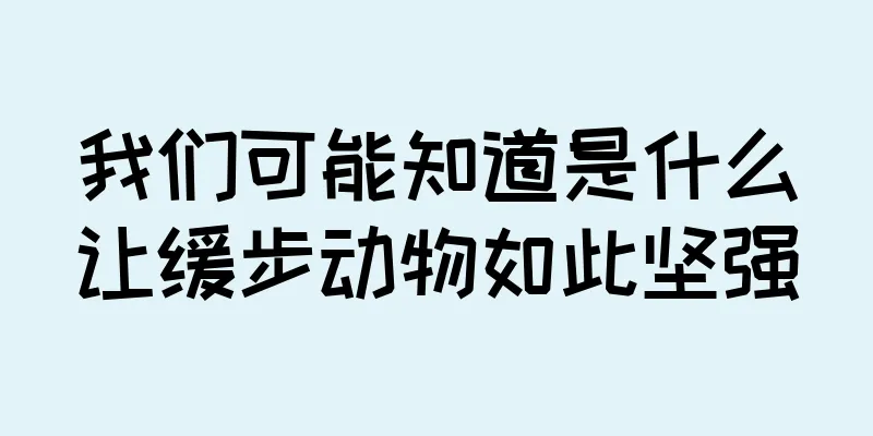 我们可能知道是什么让缓步动物如此坚强
