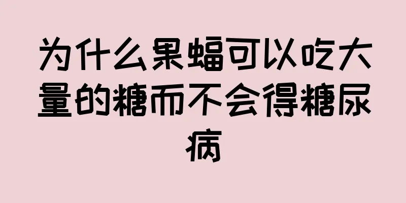 为什么果蝠可以吃大量的糖而不会得糖尿病