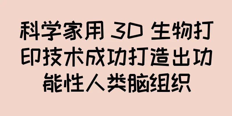 科学家用 3D 生物打印技术成功打造出功能性人类脑组织