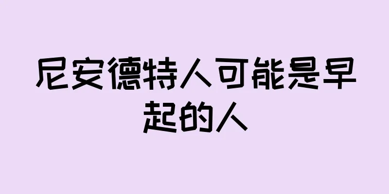 尼安德特人可能是早起的人