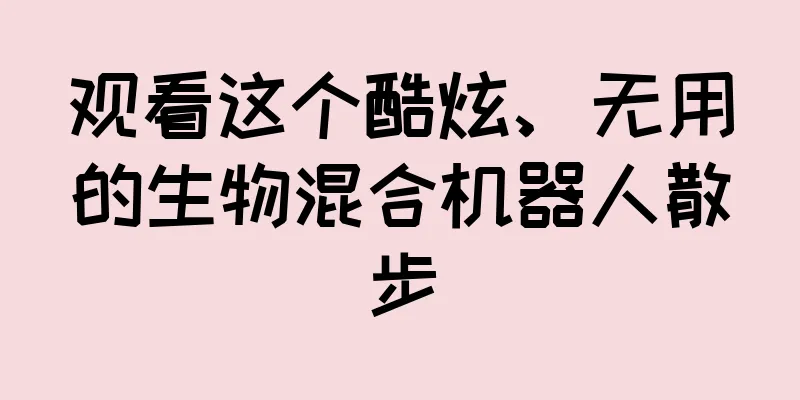 观看这个酷炫、无用的生物混合机器人散步