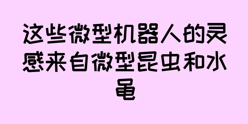 这些微型机器人的灵感来自微型昆虫和水黾