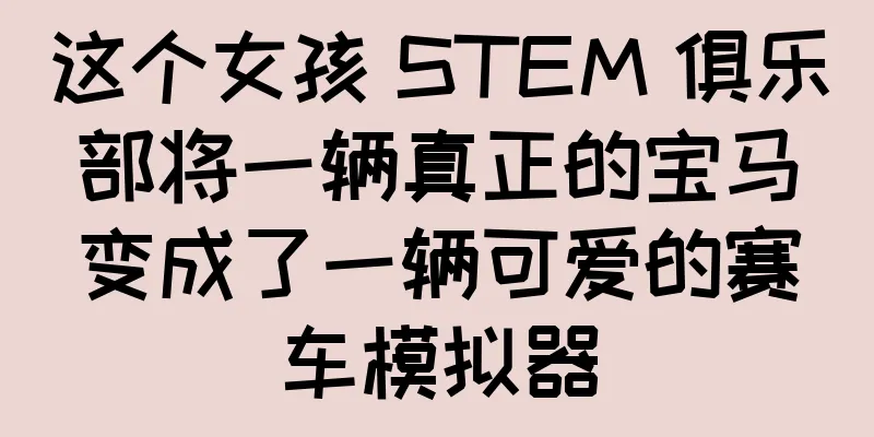 这个女孩 STEM 俱乐部将一辆真正的宝马变成了一辆可爱的赛车模拟器