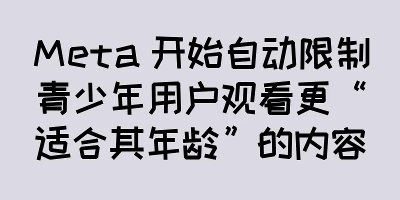 Meta 开始自动限制青少年用户观看更“适合其年龄”的内容