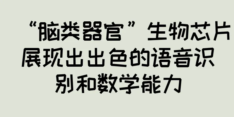 “脑类器官”生物芯片展现出出色的语音识别和数学能力