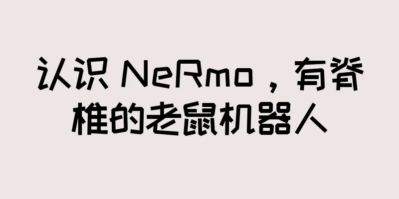 认识 NeRmo，有脊椎的老鼠机器人