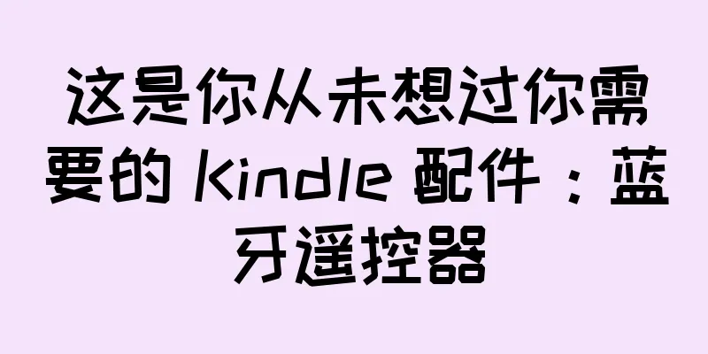 这是你从未想过你需要的 Kindle 配件：蓝牙遥控器