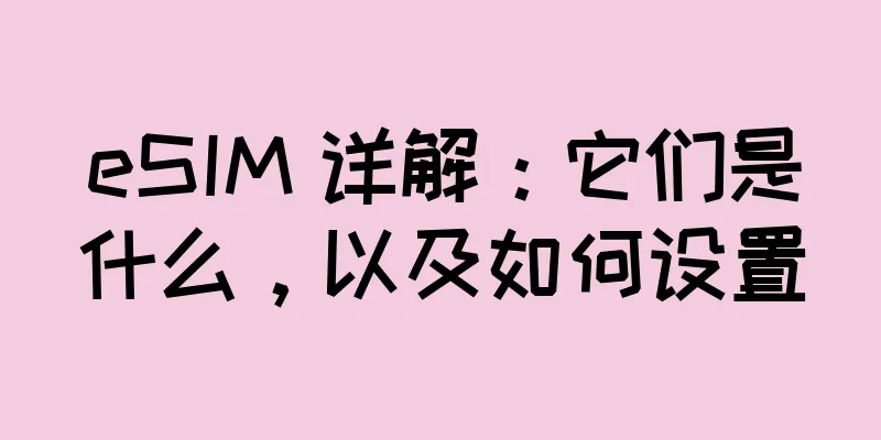 eSIM 详解：它们是什么，以及如何设置