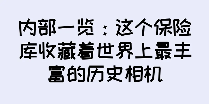 内部一览：这个保险库收藏着世界上最丰富的历史相机