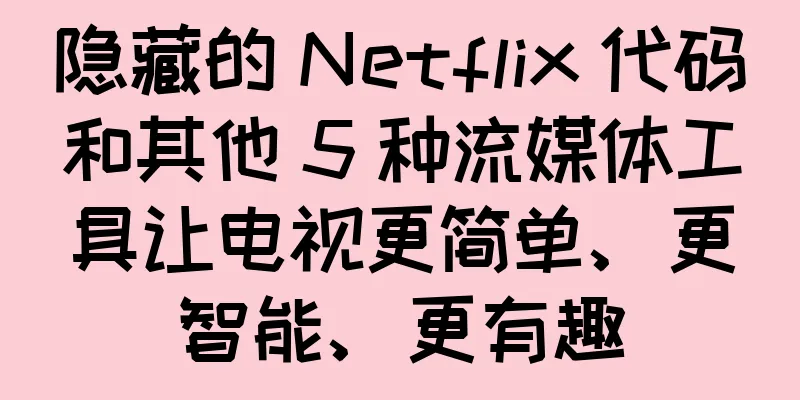 隐藏的 Netflix 代码和其他 5 种流媒体工具让电视更简单、更智能、更有趣