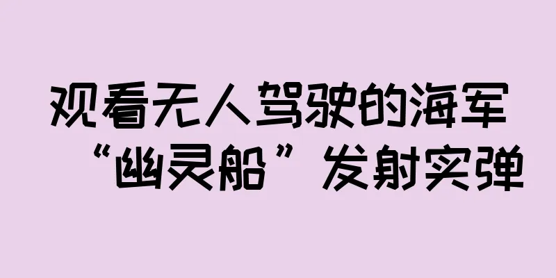 观看无人驾驶的海军“幽灵船”发射实弹