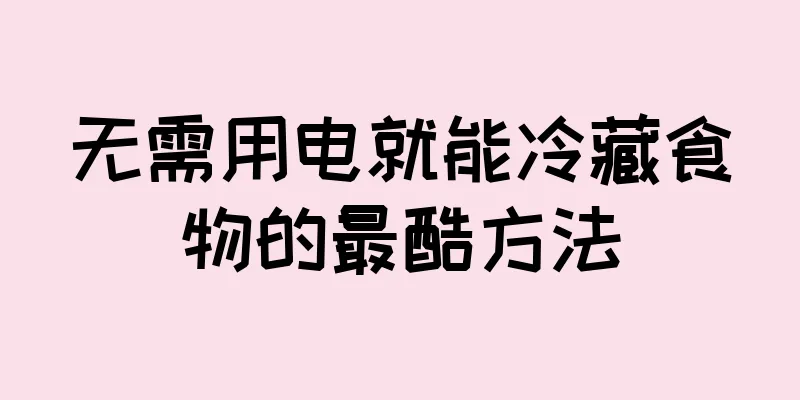无需用电就能冷藏食物的最酷方法
