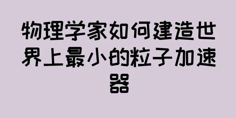 物理学家如何建造世界上最小的粒子加速器
