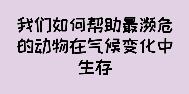 我们如何帮助最濒危的动物在气候变化中生存