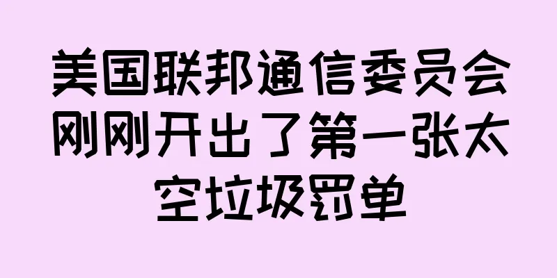 美国联邦通信委员会刚刚开出了第一张太空垃圾罚单