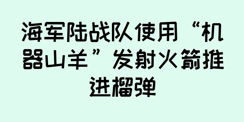海军陆战队使用“机器山羊”发射火箭推进榴弹
