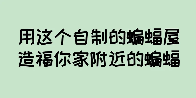 用这个自制的蝙蝠屋造福你家附近的蝙蝠