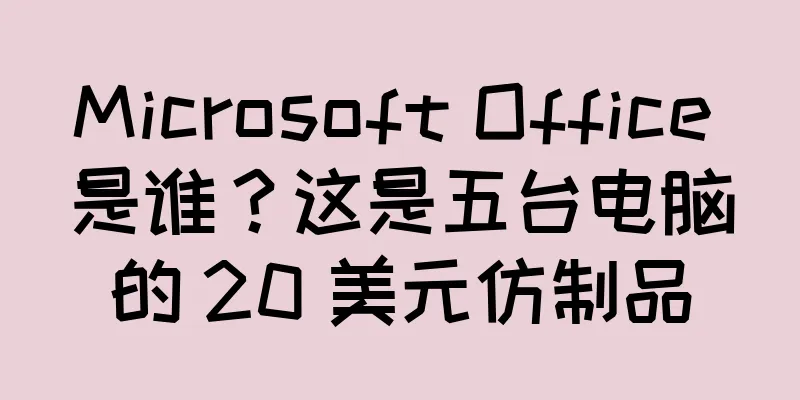 Microsoft Office 是谁？这是五台电脑的 20 美元仿制品