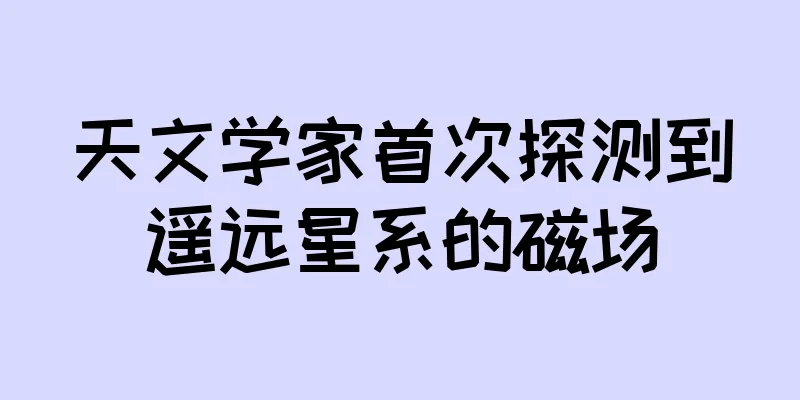 天文学家首次探测到遥远星系的磁场