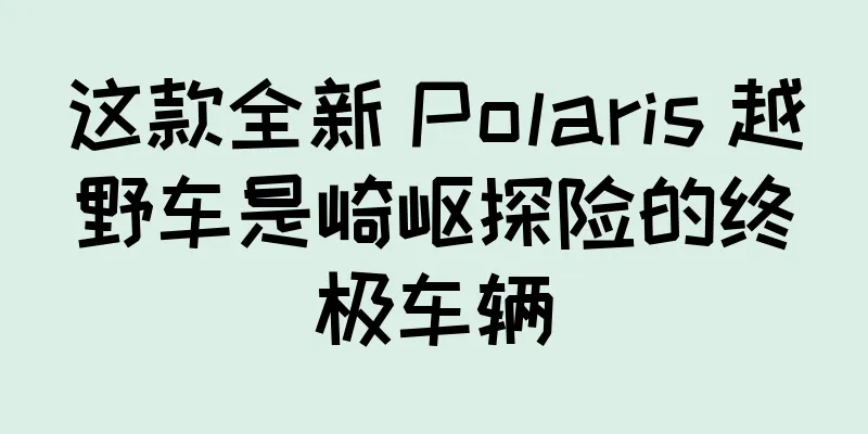 这款全新 Polaris 越野车是崎岖探险的终极车辆