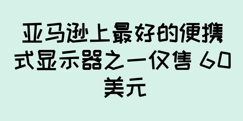 亚马逊上最好的便携式显示器之一仅售 60 美元