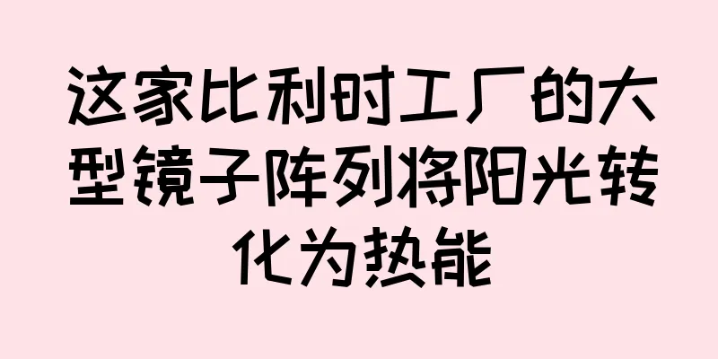 这家比利时工厂的大型镜子阵列将阳光转化为热能