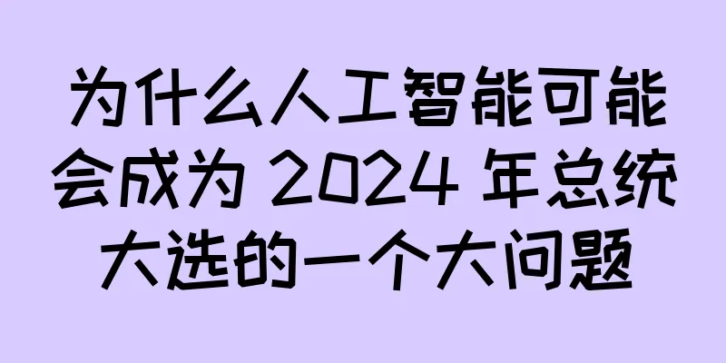 为什么人工智能可能会成为 2024 年总统大选的一个大问题