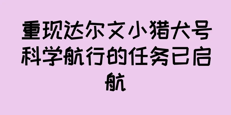 重现达尔文小猎犬号科学航行的任务已启航