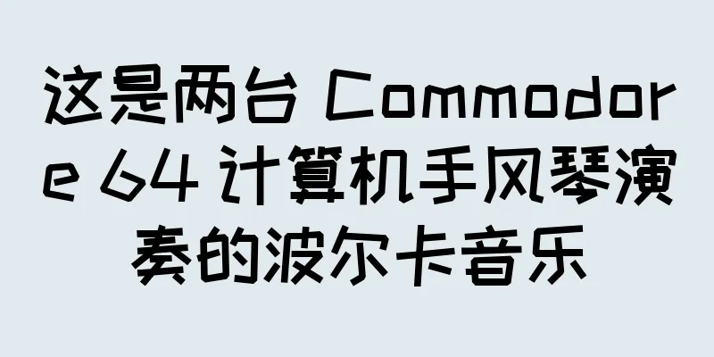 这是两台 Commodore 64 计算机手风琴演奏的波尔卡音乐