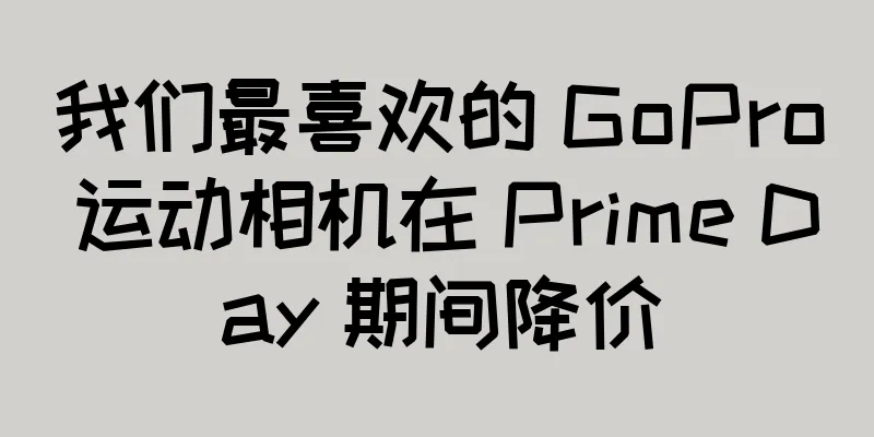 我们最喜欢的 GoPro 运动相机在 Prime Day 期间降价