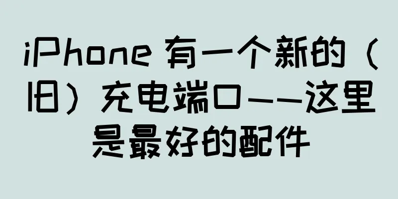 iPhone 有一个新的（旧）充电端口——这里是最好的配件