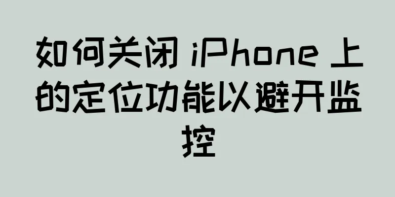 如何关闭 iPhone 上的定位功能以避开监控