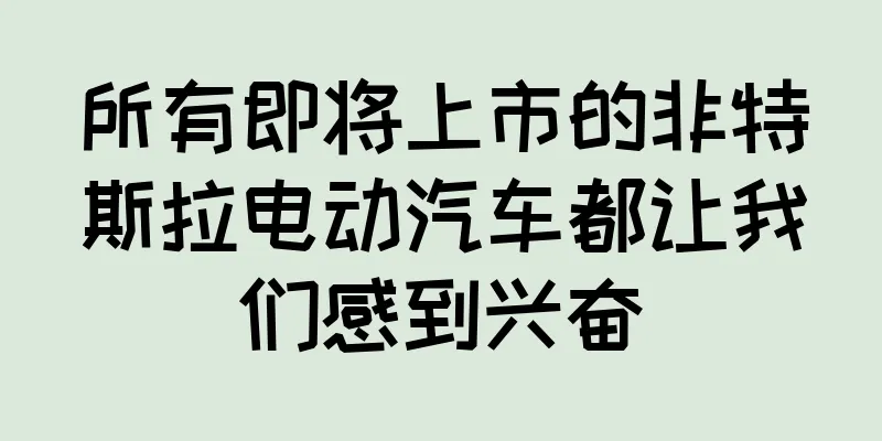 所有即将上市的非特斯拉电动汽车都让我们感到兴奋