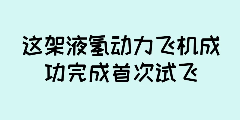 这架液氢动力飞机成功完成首次试飞