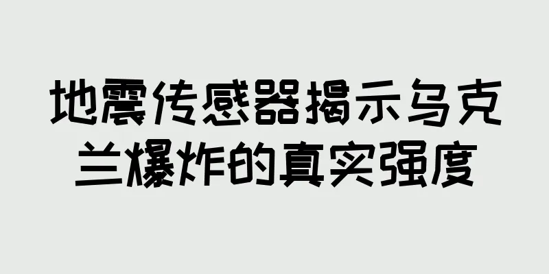 地震传感器揭示乌克兰爆炸的真实强度