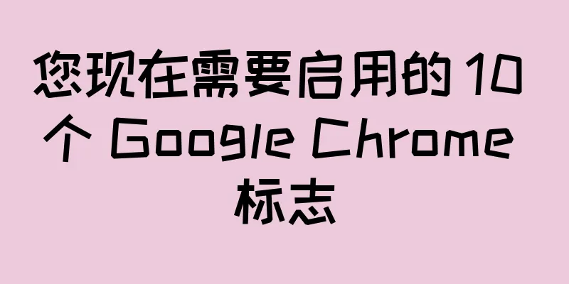 您现在需要启用的 10 个 Google Chrome 标志