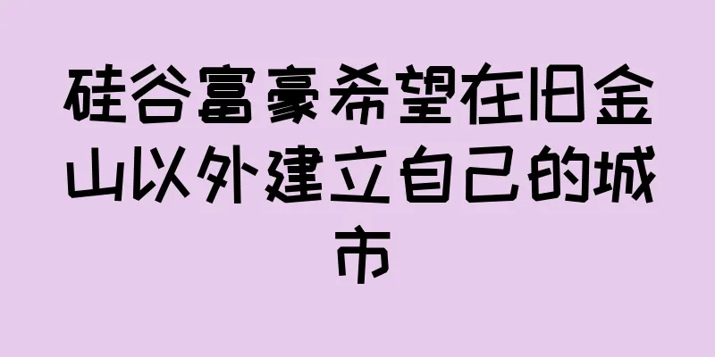 硅谷富豪希望在旧金山以外建立自己的城市