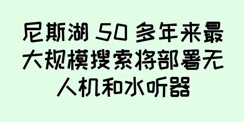尼斯湖 50 多年来最大规模搜索将部署无人机和水听器