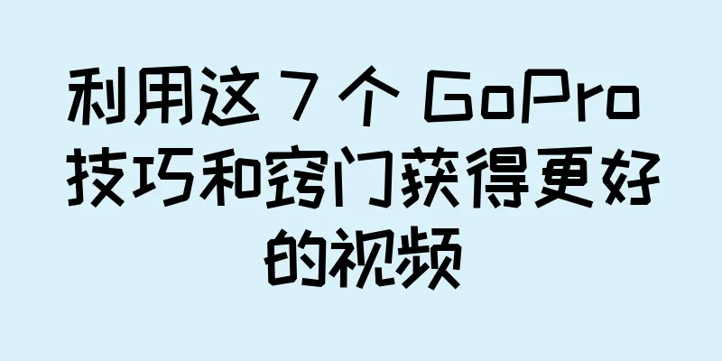 利用这 7 个 GoPro 技巧和窍门获得更好的视频