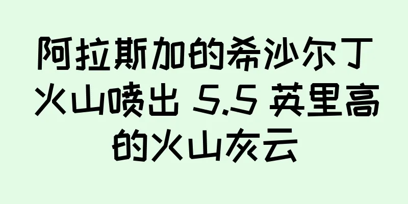 阿拉斯加的希沙尔丁火山喷出 5.5 英里高的火山灰云