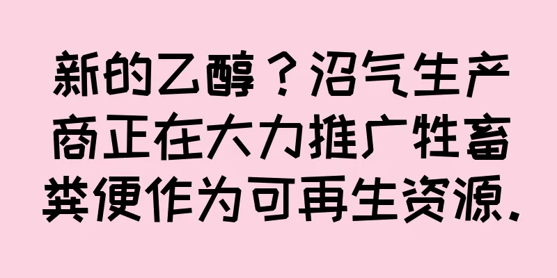 新的乙醇？沼气生产商正在大力推广牲畜粪便作为可再生资源。