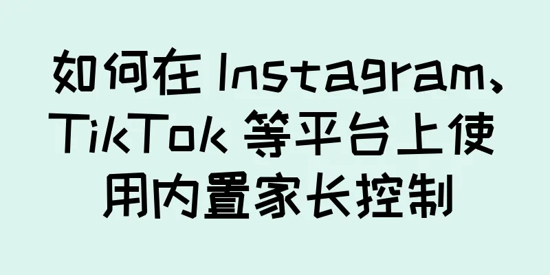 如何在 Instagram、TikTok 等平台上使用内置家长控制