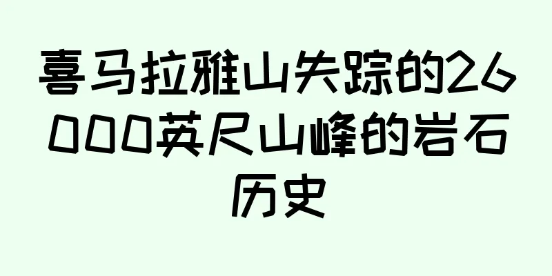 喜马拉雅山失踪的26000英尺山峰的岩石历史
