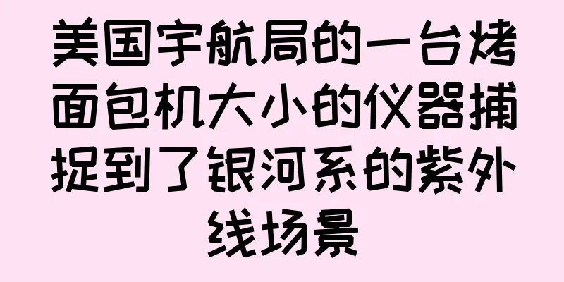 美国宇航局的一台烤面包机大小的仪器捕捉到了银河系的紫外线场景