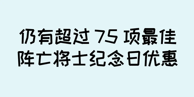 仍有超过 75 项最佳阵亡将士纪念日优惠