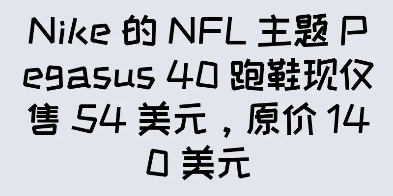 Nike 的 NFL 主题 Pegasus 40 跑鞋现仅售 54 美元，原价 140 美元