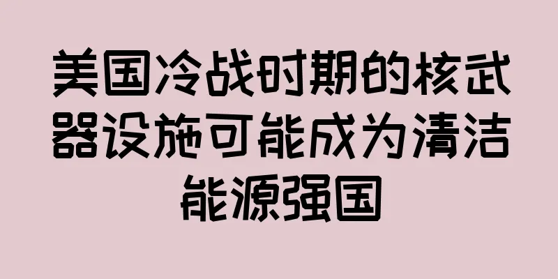 美国冷战时期的核武器设施可能成为清洁能源强国