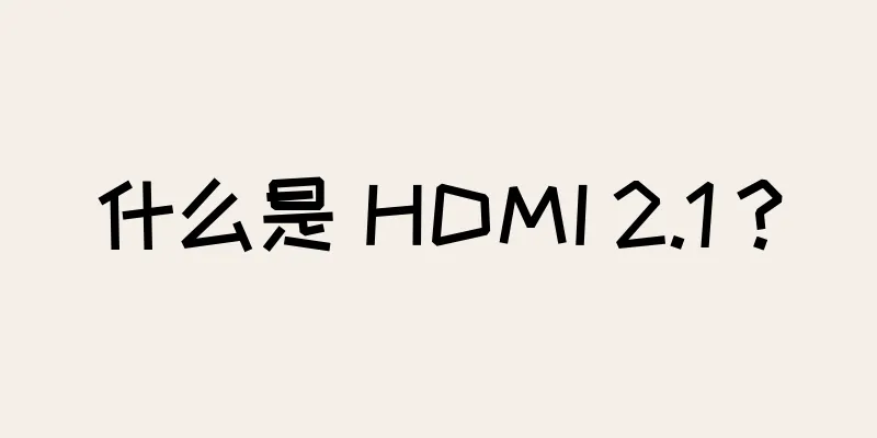 什么是 HDMI 2.1？