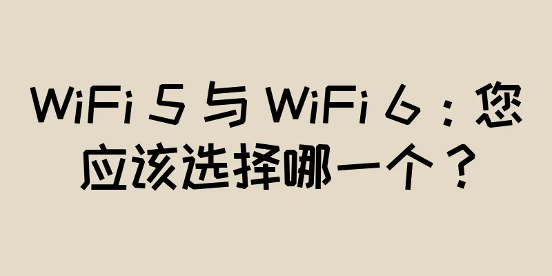 WiFi 5 与 WiFi 6：您应该选择哪一个？