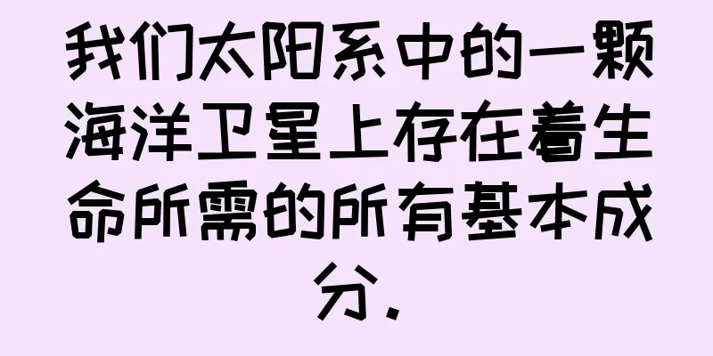我们太阳系中的一颗海洋卫星上存在着生命所需的所有基本成分。